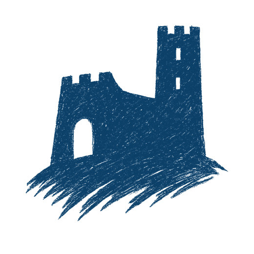 Skizze der Strahlenburg Schriesheim